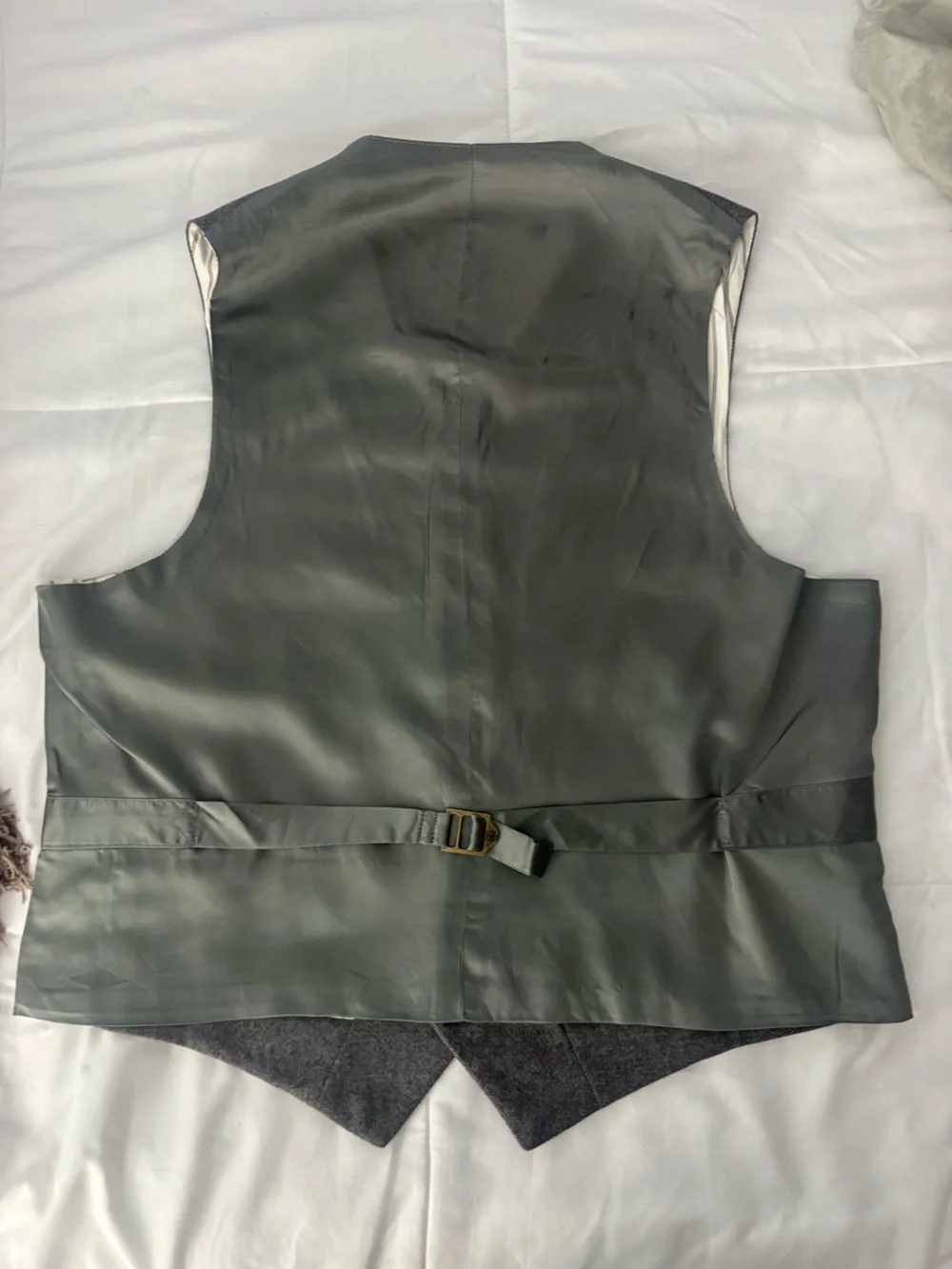 Tommy Hilfiger Gray Wool Blend Vest